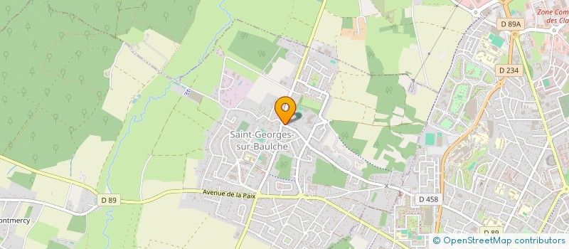 localisation de l'entreprise MADAME SIMONE MIGNEAU à SAINT-GEORGES-SUR-BAULCHE