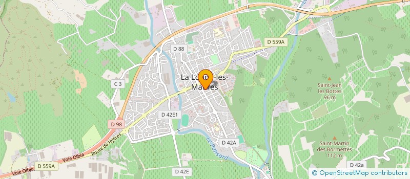 localisation de l'entreprise MADAME SIMONE MINETTI à LA LONDE-LES-MAURES