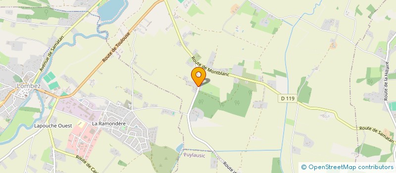 localisation de l'entreprise MADAME SIMONE MIREPOIX  SAVIGNAC-MONA