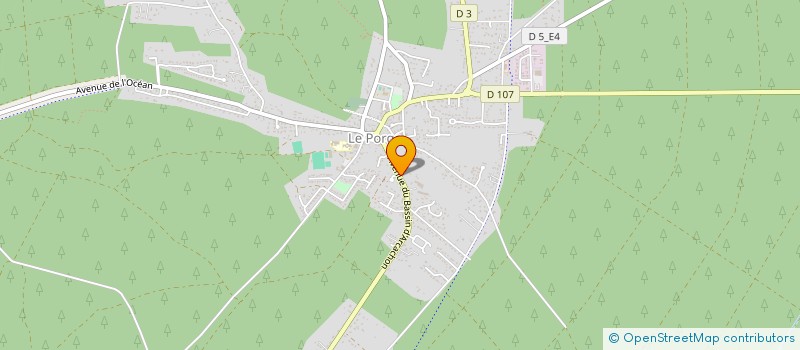 localisation de l'entreprise MADAME SIMONE MIRTAIN  LE PORGE