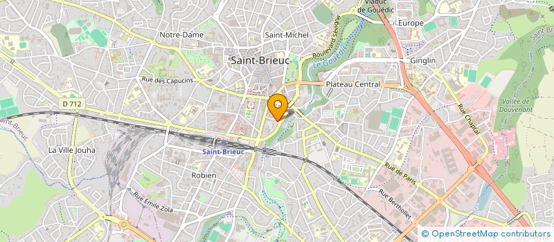 localisation de l'entreprise MADAME SIMONE MOIDRON  SAINT-BRIEUC