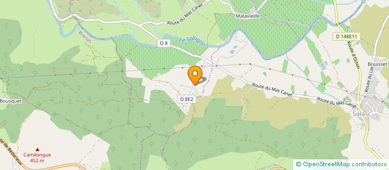 localisation de l'entreprise MADAME SIMONE MONTADE  OCTON