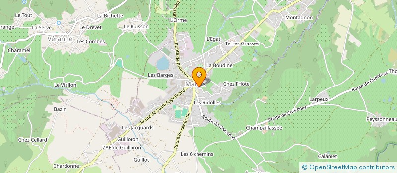 localisation de l'entreprise MADAME SIMONE MONTAGNIER à BESSEY