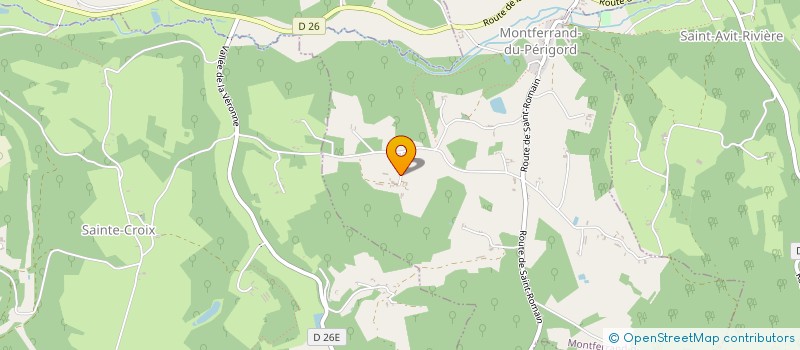 localisation de l'entreprise MADAME SIMONE MONTEIL  MONTFERRAND DU PERIGORD