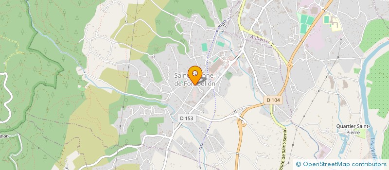 localisation de l'entreprise MADAME SIMONE MONTEIL  VESSEAUX