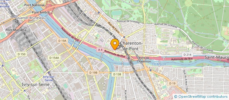 localisation de l'entreprise MADAME SIMONE MONTIGNON à CHARENTON-LE-PONT