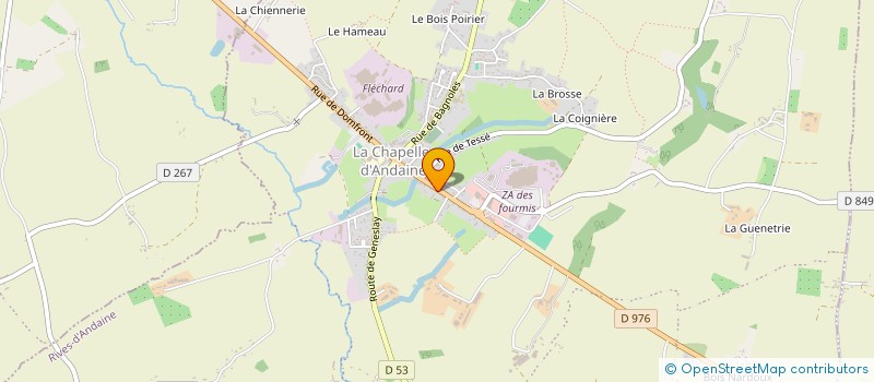 localisation de l'entreprise MADAME SIMONE MORIN à RIVES D'ANDAINE