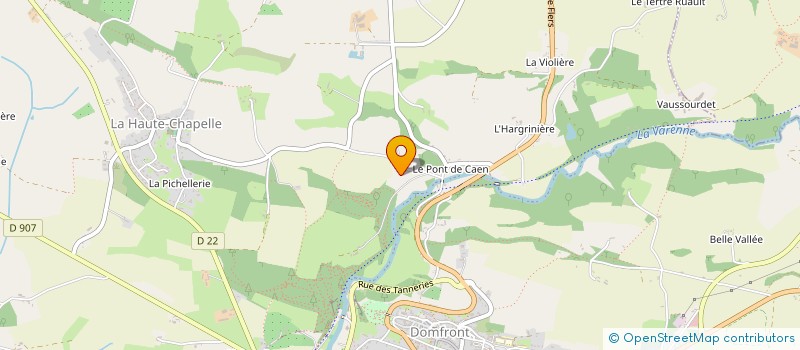 localisation de l'entreprise MADAME SIMONE MUSTIERE à DOMFRONT-EN-POIRAIE