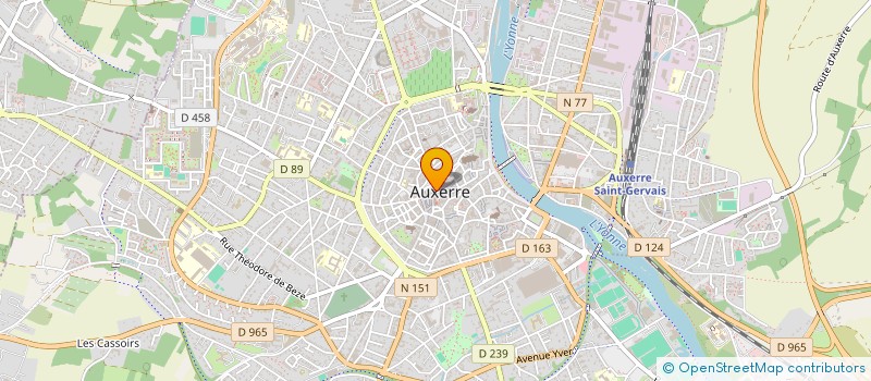 localisation de l'entreprise MADAME SIMONE NAROZNY à AUXERRE