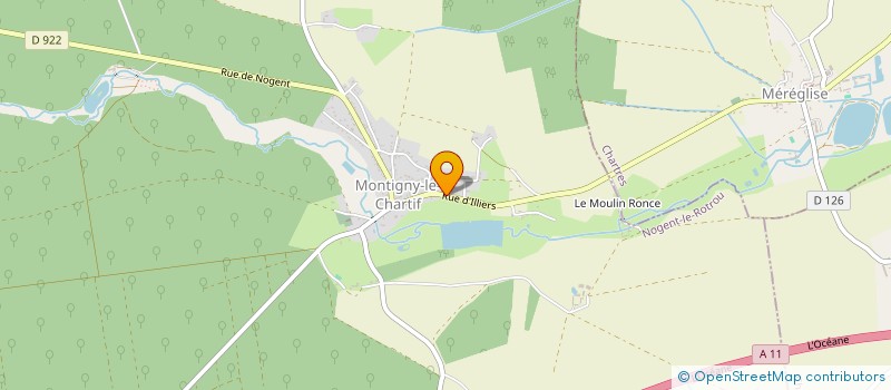 localisation de l'entreprise MADAME SIMONE NAU à MONTIGNY-LE-CHARTIF