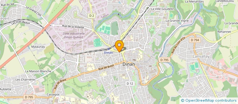 localisation de l'entreprise MADAME SIMONE ODYE  DINAN