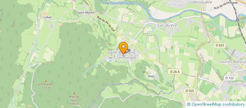 localisation de l'entreprise MADAME SIMONE OIRY  SAINT-BERTRAND-DE-COMMINGES