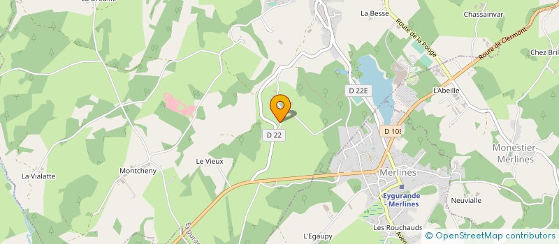 localisation de l'entreprise MADAME SIMONE OLLIER  EYGURANDE