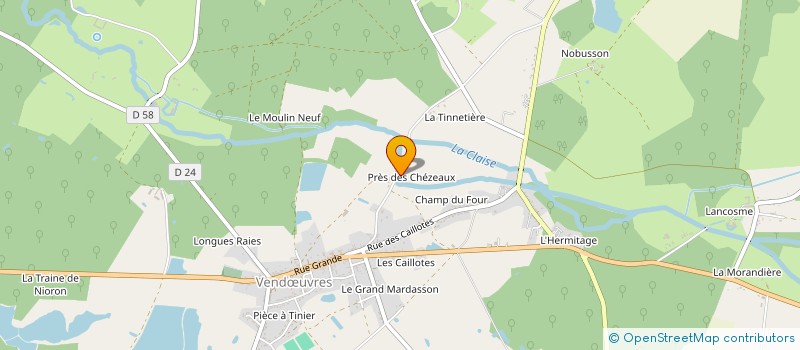 localisation de l'entreprise MADAME SIMONE PAIN à BUZANCAIS