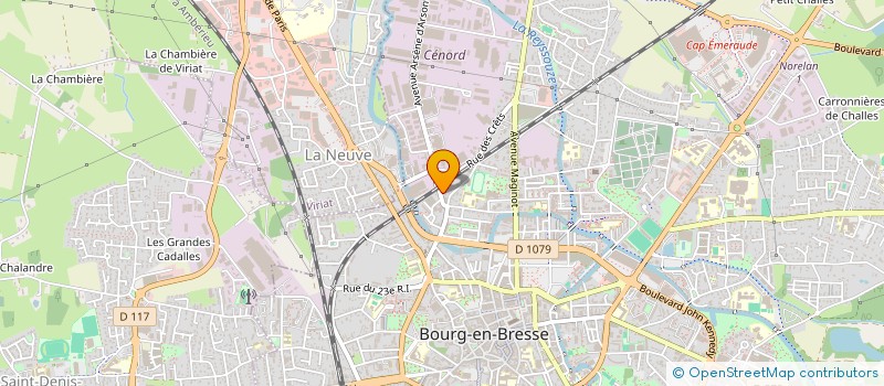 localisation de l'entreprise MADAME SIMONE PATOZ à BOURG-EN-BRESSE
