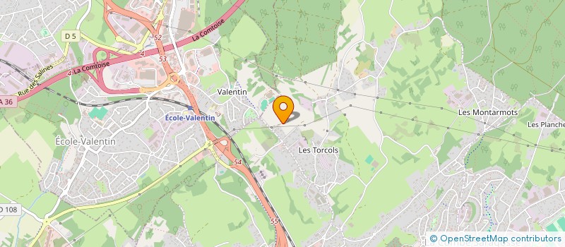 localisation de l'entreprise MADAME SIMONE PAULIN à BESANCON