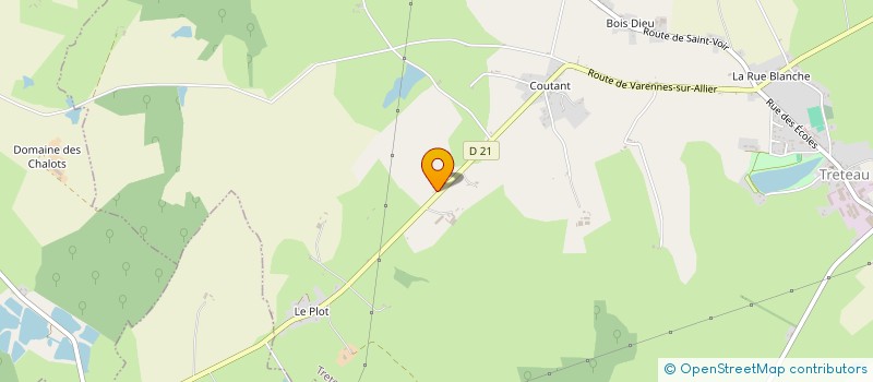 localisation de l'entreprise MADAME SIMONE PERRON  SAINT-VOIR