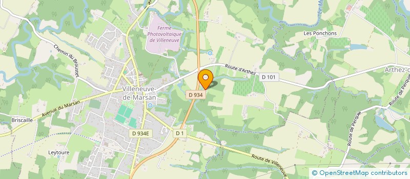 localisation de l'entreprise MADAME SIMONE PERSILLON  PUJO-LE-PLAN