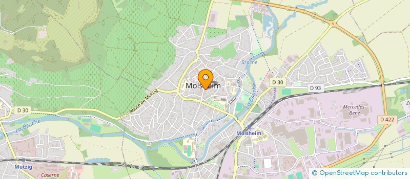 localisation de l'entreprise MADAME SIMONE PFEFFER à MOLSHEIM
