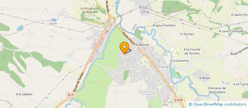 localisation de l'entreprise MADAME SIMONE PICOT  PAVIE