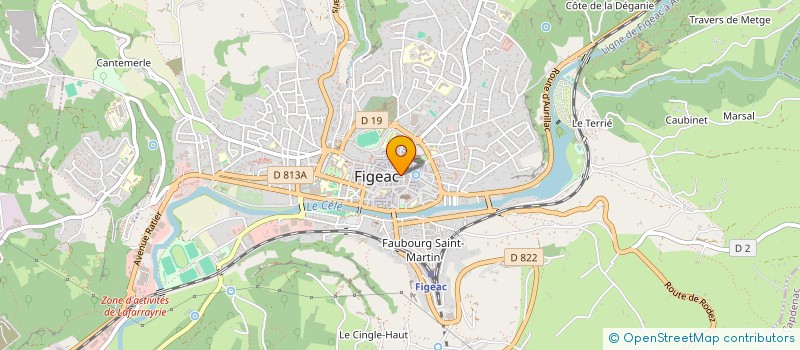 localisation de l'entreprise MADAME SIMONE PIERNIKARCH  FIGEAC