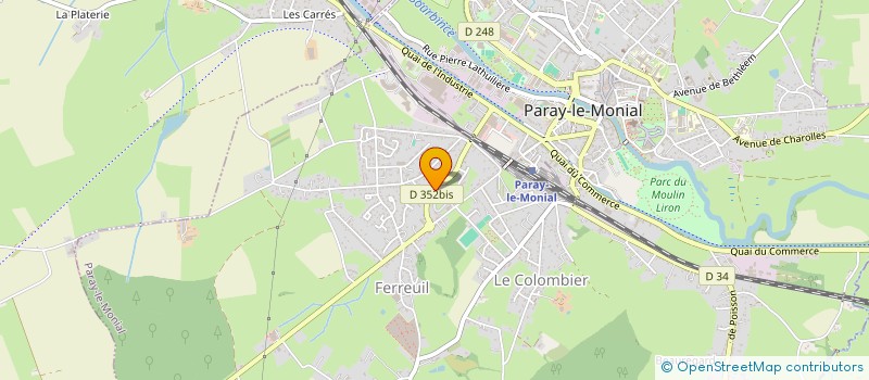 localisation de l'entreprise MADAME SIMONE PILLOT à PARAY-LE-MONIAL