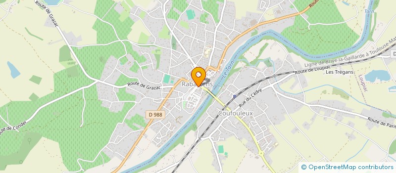 localisation de l'entreprise MADAME SIMONE PIROUX  RABASTENS