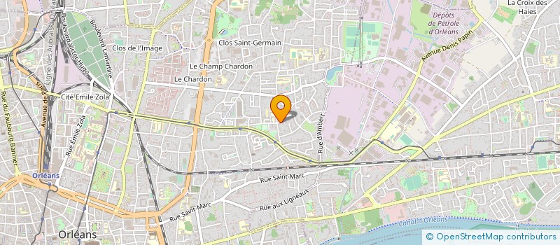 localisation de l'entreprise MADAME SIMONE PITROU à ORLEANS