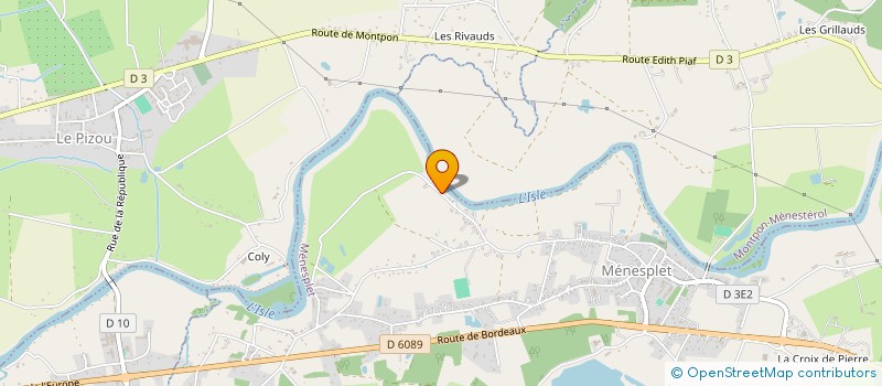 localisation de l'entreprise MADAME SIMONE PLANCKE à MENESPLET