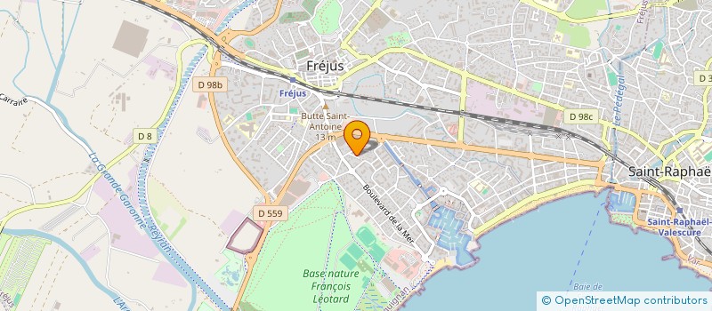 localisation de l'entreprise MADAME SIMONE PLANTIER à FREJUS