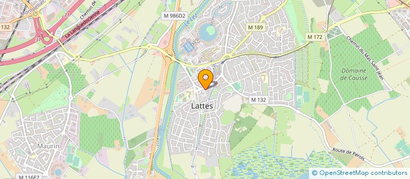 localisation de l'entreprise MADAME SIMONE PONS à LATTES