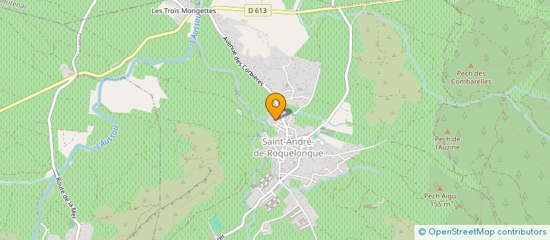 localisation de l'entreprise MADAME SIMONE PONS  SAINT-ANDRE-DE-ROQUELONGUE