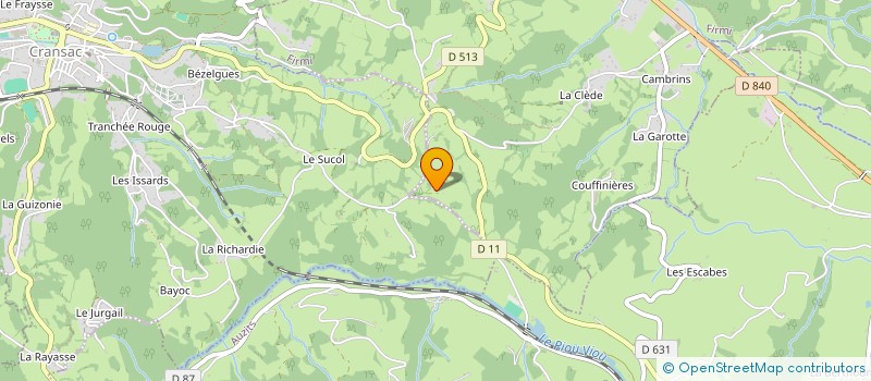 localisation de l'entreprise MADAME SIMONE POUJADE  ALMONT-LES-JUNIES