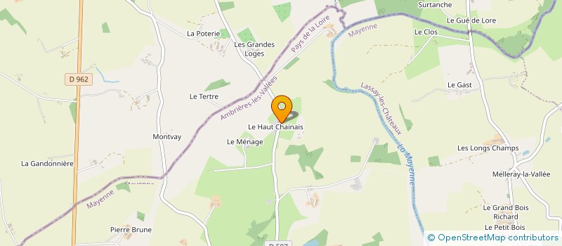 localisation de l'entreprise MADAME SIMONE POUSSIER à AMBRIERES-LES-VALLEES