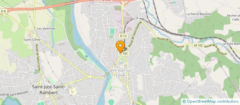 localisation de l'entreprise MADAME SIMONE PUICHEVRIER  SAINT-JUST-SAINT-RAMBERT