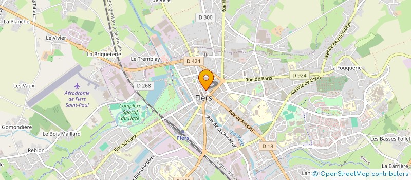 localisation de l'entreprise MADAME SIMONE QUENTIN à FLERS