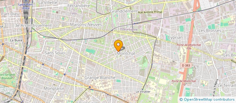 localisation de l'entreprise MADAME SIMONE RABLY  LYON