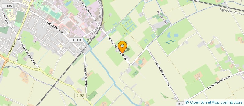 localisation de l'entreprise MADAME SIMONE RENCY  HAZEBROUCK