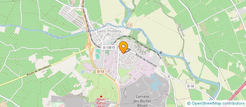 localisation de l'entreprise MADAME SIMONE RHUL à SAINT-THIBERY