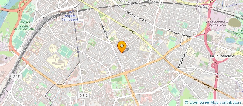 localisation de l'entreprise MADAME SIMONE RICQ  ANGERS