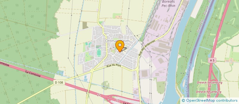localisation de l'entreprise MADAME SIMONE RIEGERT  OTTMARSHEIM