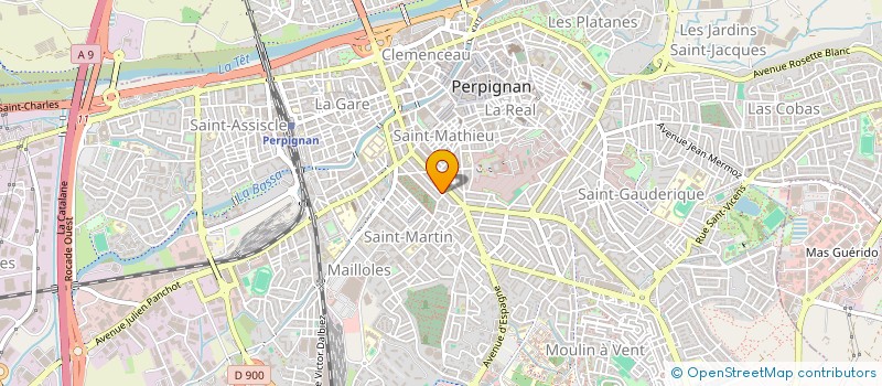 localisation de l'entreprise MADAME SIMONE RIGAILL à PERPIGNAN