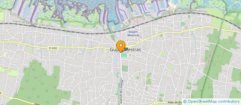 localisation de l'entreprise MADAME SIMONE ROBERT  GUJAN-MESTRAS