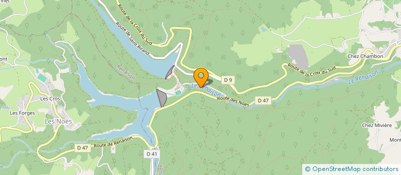 localisation de l'entreprise MADAME SIMONE ROBIN  RENAISON