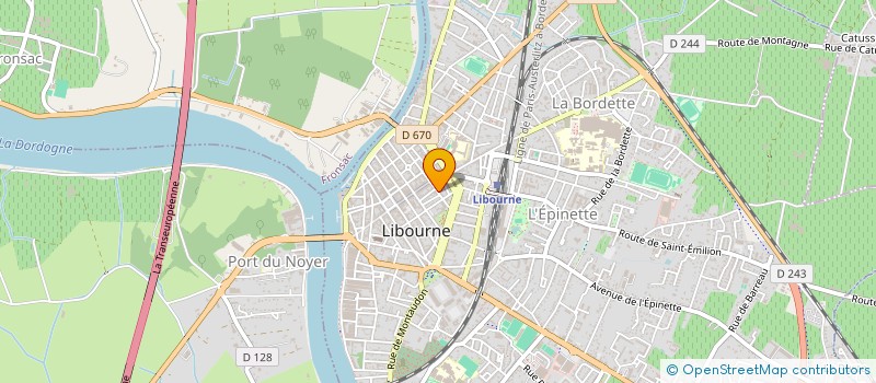 localisation de l'entreprise MADAME SIMONE ROBISSOUT à LIBOURNE