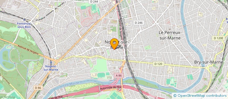localisation de l'entreprise MADAME SIMONE ROLLET à NOGENT-SUR-MARNE