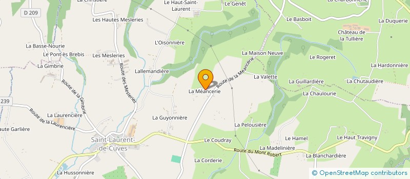 localisation de l'entreprise MADAME SIMONE ROQUET à SAINT-LAURENT-DE-CUVES