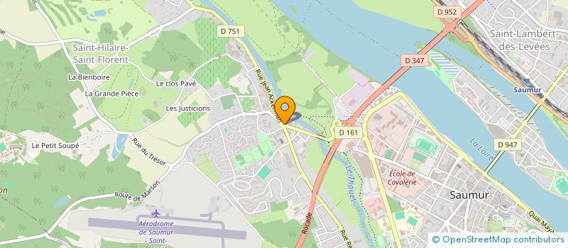 localisation de l'entreprise MADAME SIMONE ROSA LOPES  SAUMUR