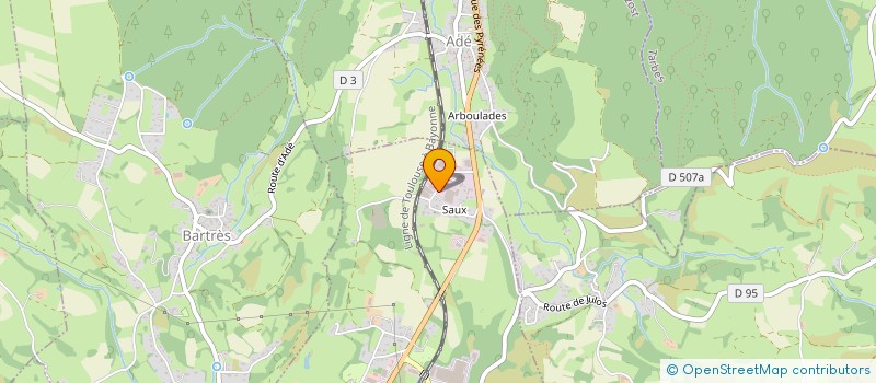 localisation de l'entreprise MADAME SIMONE ROUILLEAU  LOURDES