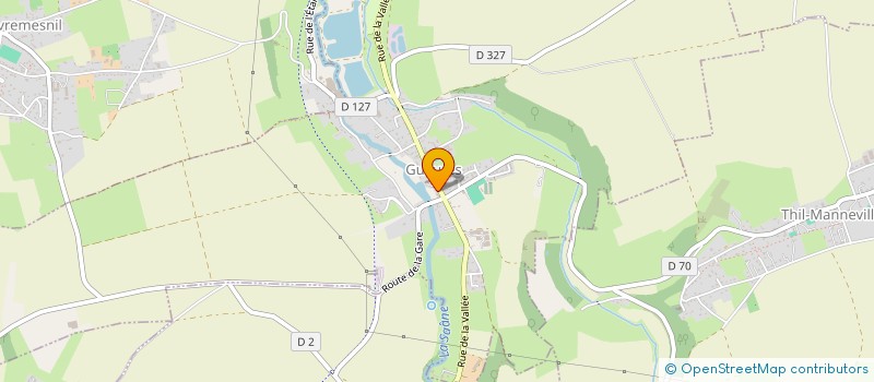 localisation de l'entreprise MADAME SIMONE ROULLE  GUEURES